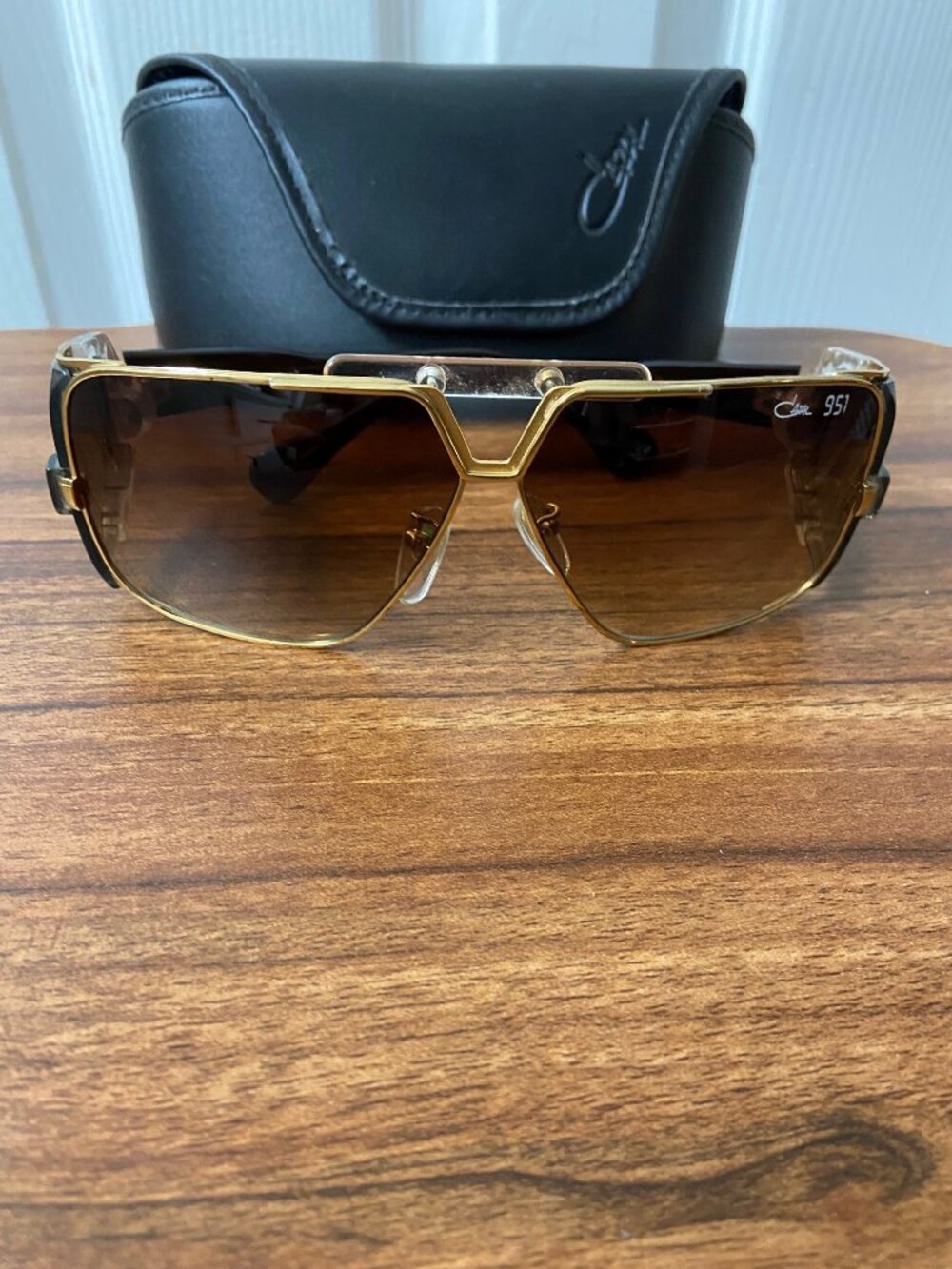 Cazal Legends 951 Sunglasses 097 Gold Unisex - Picture 1 of 4